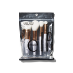 Rose Gold Travel Brush Kit
